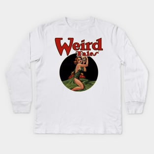 Weird Tales: True Love Beyond the Grave Kids Long Sleeve T-Shirt